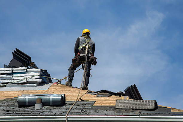 Professional Roofing technician working in Etowah, NC